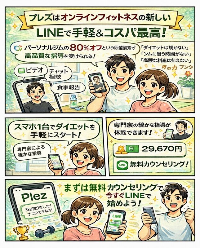 Plezのオンラインフィットネス